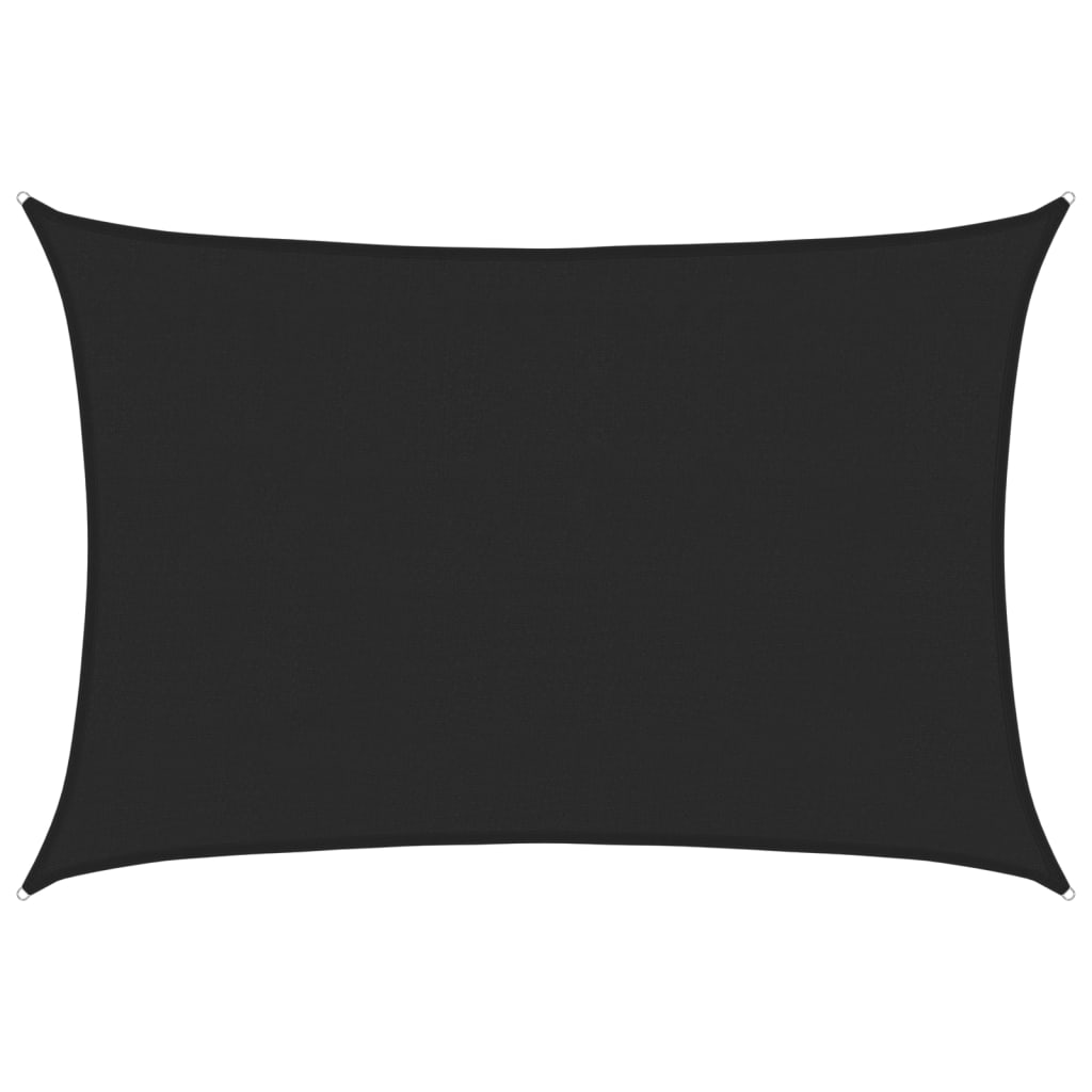 vidaXL Pânză parasolar, negru, 4x5 m, HDPE, 160 g/m² vidaXL Pânză parasolar, negru, 4x5 m, HDPE, 160 g/m²