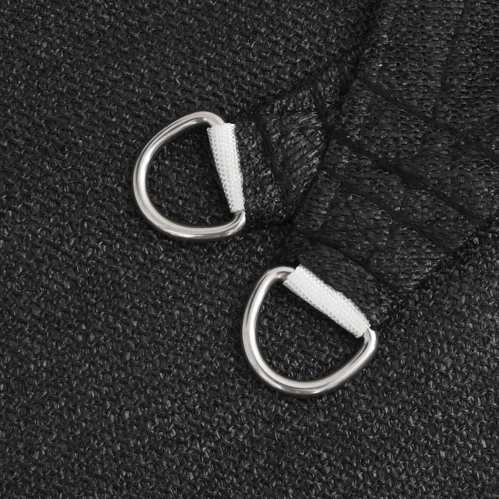 vidaXL Parasolar, negru, 4x7 m, HDPE, 160 g/m²