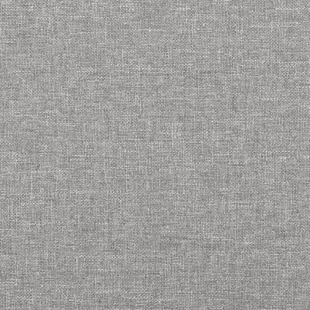 vidaXL Tăblie de pat cu aripioare gri deschis 163x23x118/128 cm textil vidaXL Tăblie de pat cu aripioare gri deschis 163x23x118/128 cm textil