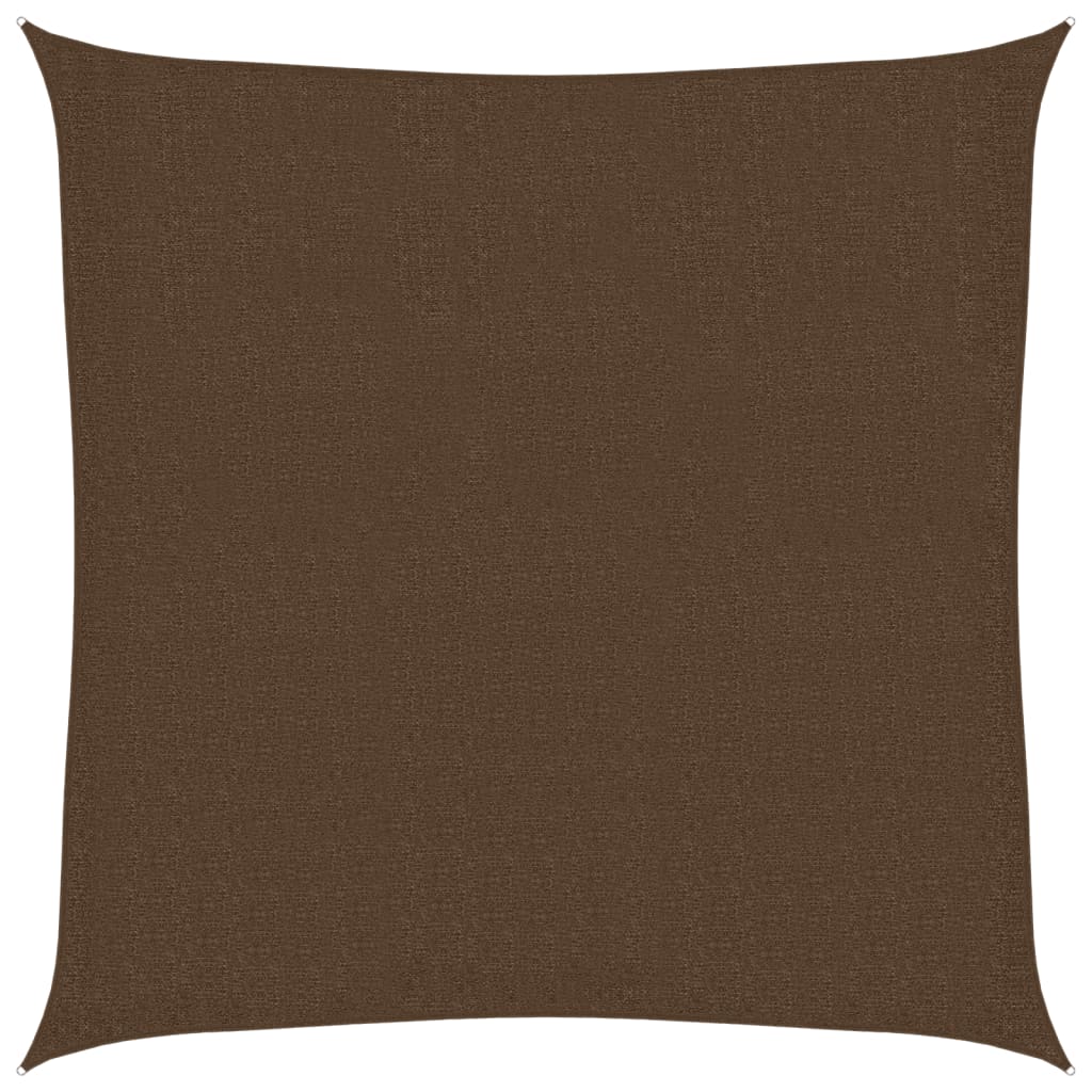 vidaXL Pânză parasolar, maro, 3,6x3,6 m, HDPE, 160 g/m² vidaXL Pânză parasolar, maro, 3,6x3,6 m, HDPE, 160 g/m²