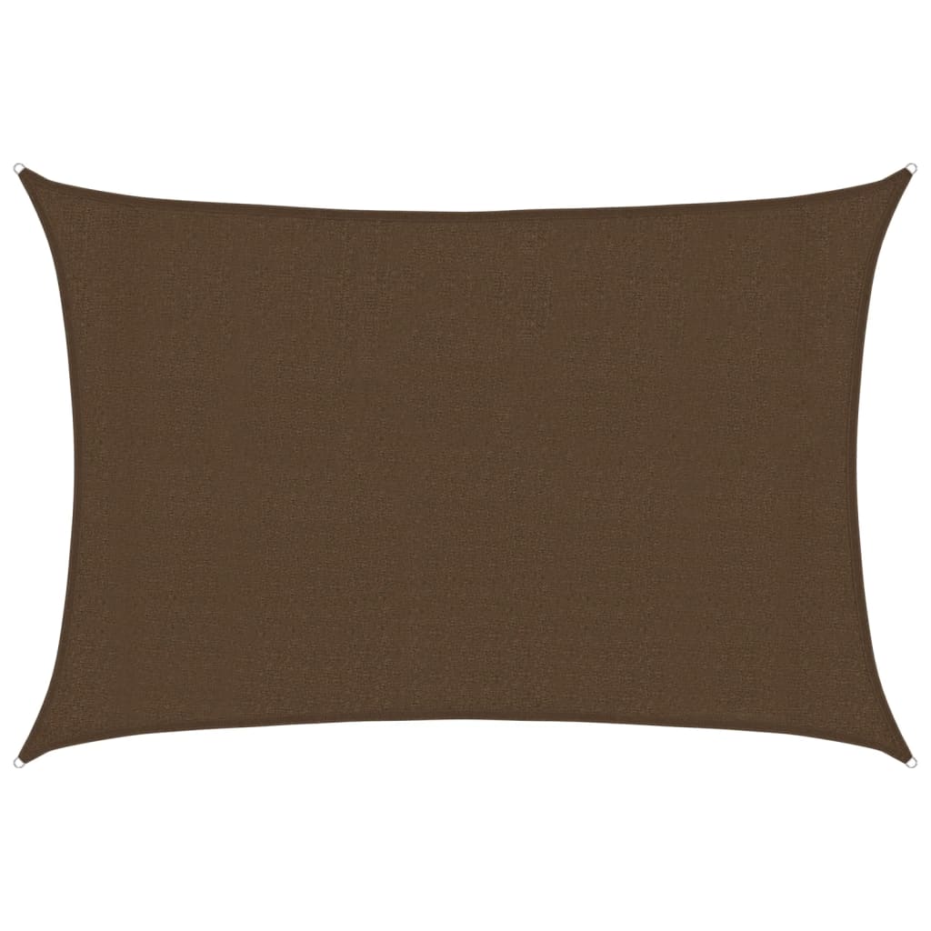 vidaXL Pânză parasolar, maro, 3x4,5 m, HDPE, 160 g/m²