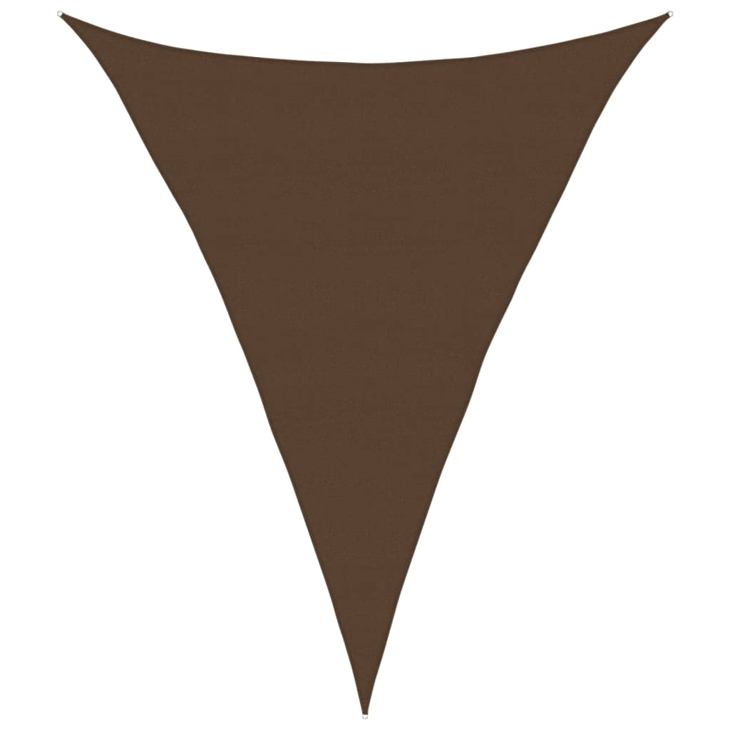 vidaXL Pânză parasolar, maro, 5x6x6 m, HDPE, 160 g/m² vidaXL Pânză parasolar, maro, 5x6x6 m, HDPE, 160 g/m²