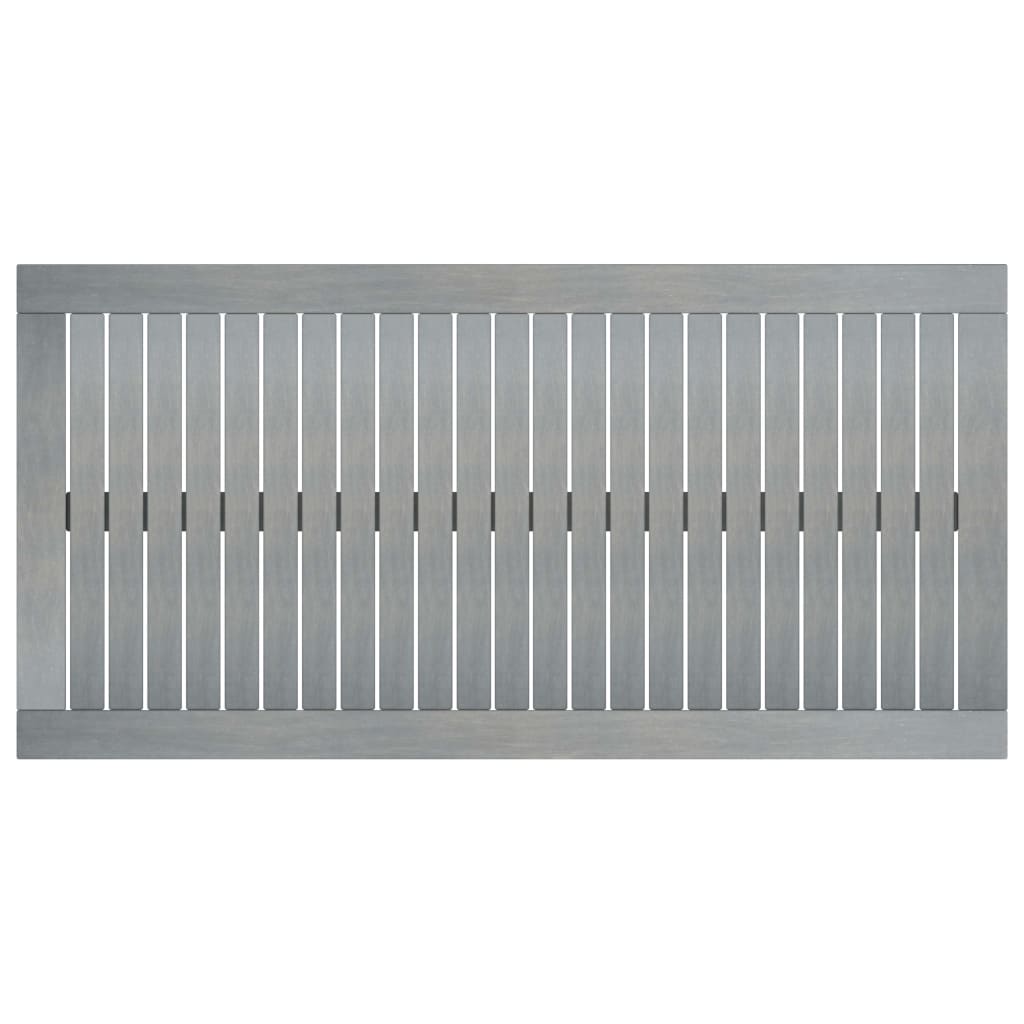 vidaXL Măsuță de cafea, gri, 100 x 50 x 33 cm, lemn masiv de acacia vidaXL Măsuță de cafea, gri, 100 x 50 x 33 cm, lemn masiv de acacia