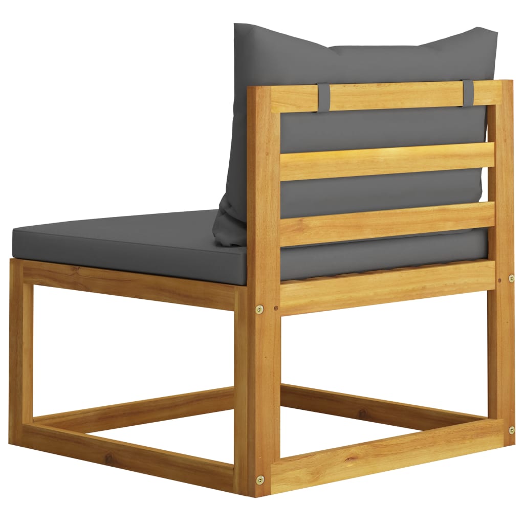 vidaXL Set mobilier de grădină cu perne, 3 piese, lemn masiv de acacia vidaXL Set mobilier de grădină cu perne, 3 piese, lemn masiv de acacia