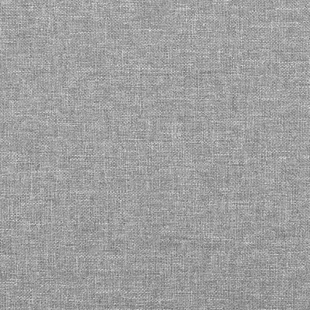 vidaXL Tăblie de pat cu aripioare gri deschis 103x16x78/88 cm textil