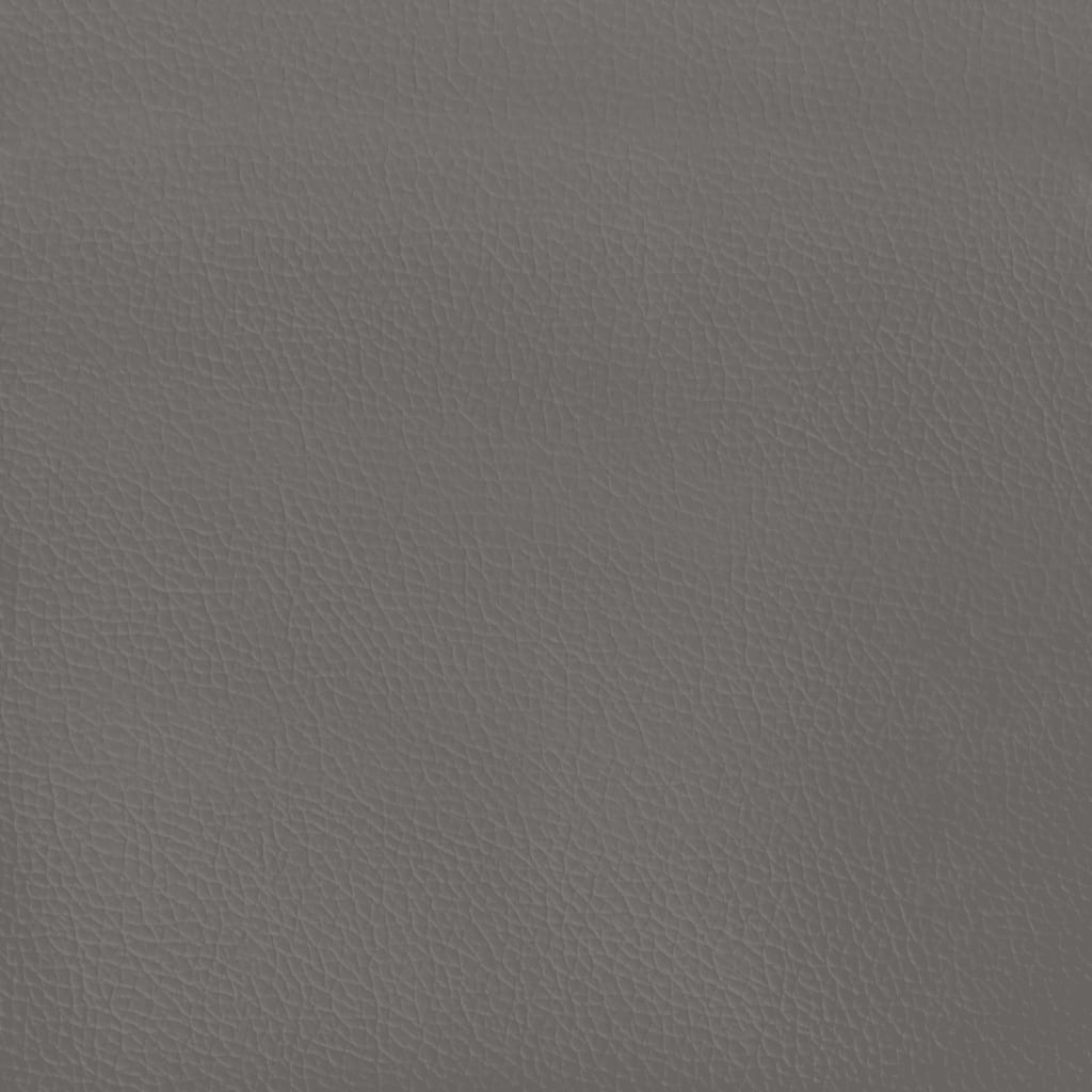 vidaXL Tăblie de pat cu aripioare gri 163x16x118/128 cm catifea