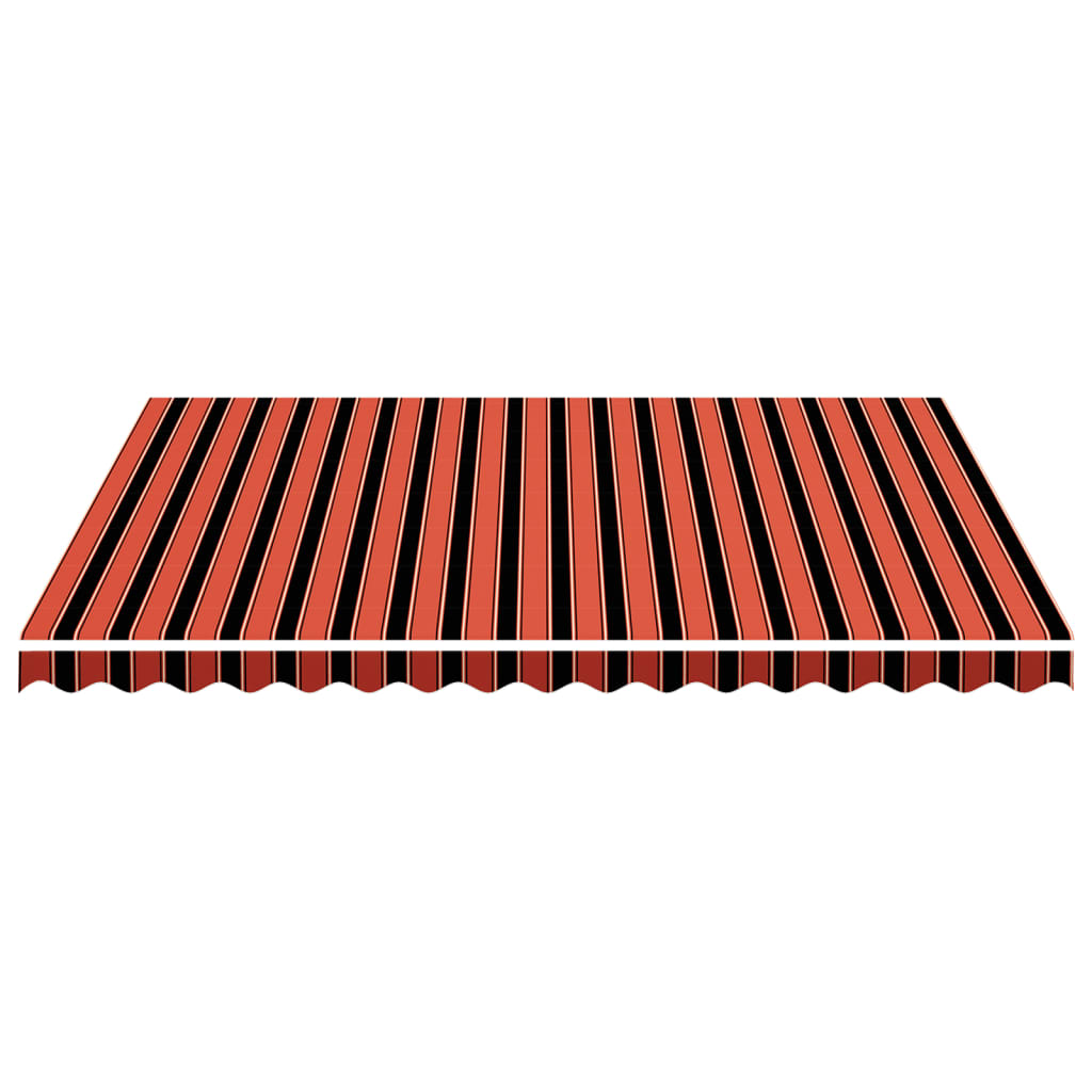 vidaXL Pânză de rezervă copertină, portocaliu și maro, 4x3,5 m vidaXL Pânză de rezervă copertină, portocaliu și maro, 4x3,5 m