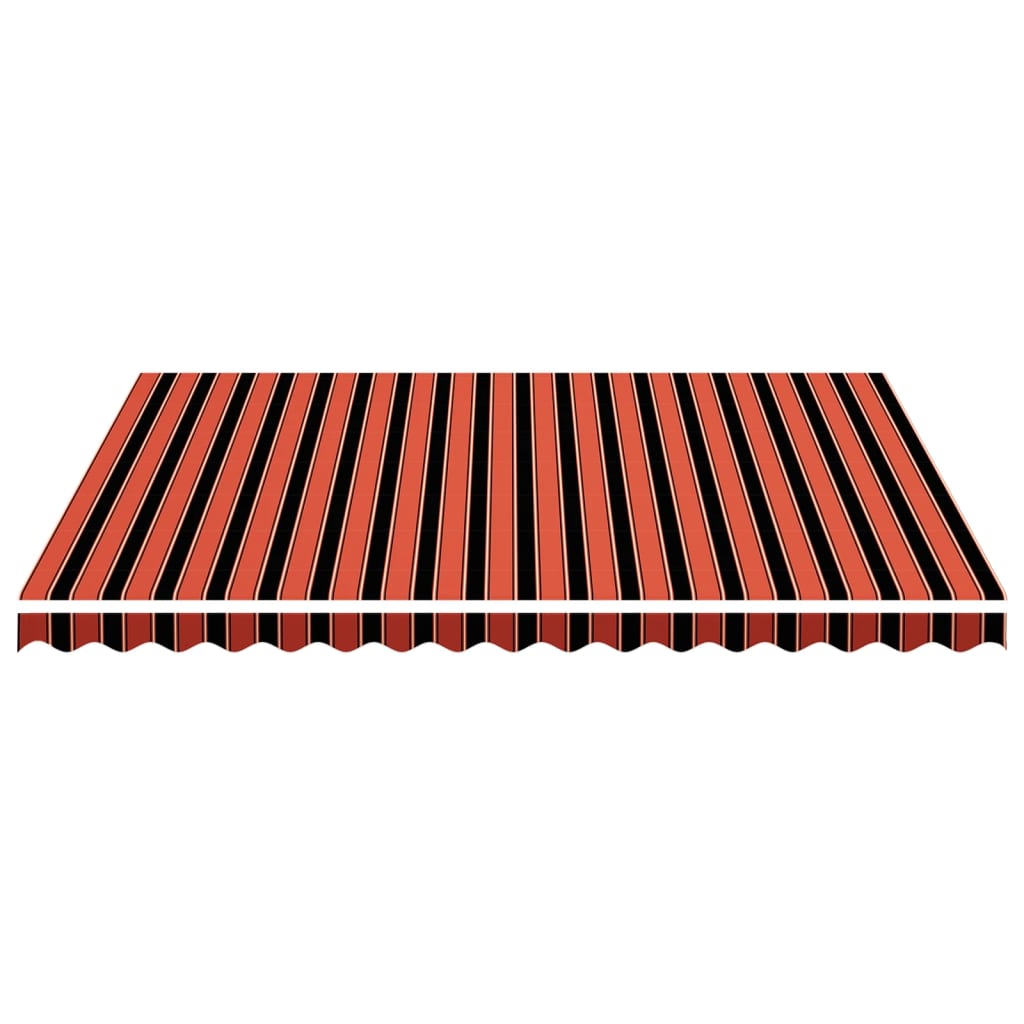vidaXL Pânză de rezervă copertină, portocaliu și maro, 4,5x3,5 m vidaXL Pânză de rezervă copertină, portocaliu și maro, 4,5x3,5 m