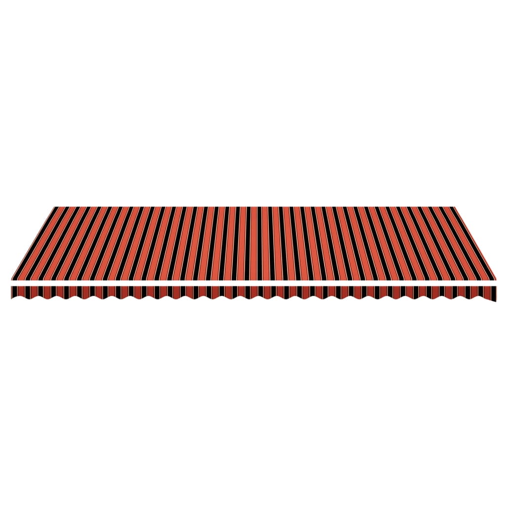 vidaXL Pânză de rezervă copertină, portocaliu și maro, 6x3,5 m vidaXL Pânză de rezervă copertină, portocaliu și maro, 6x3,5 m