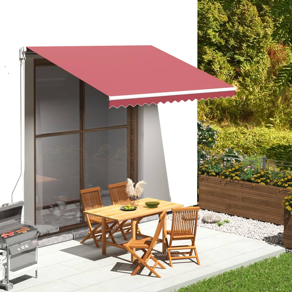 vidaXL Pânză de rezervă pentru copertină, roșu vișiniu, 3,5x2,5 m vidaXL Pânză de rezervă pentru copertină, roșu vișiniu, 3,5x2,5 m