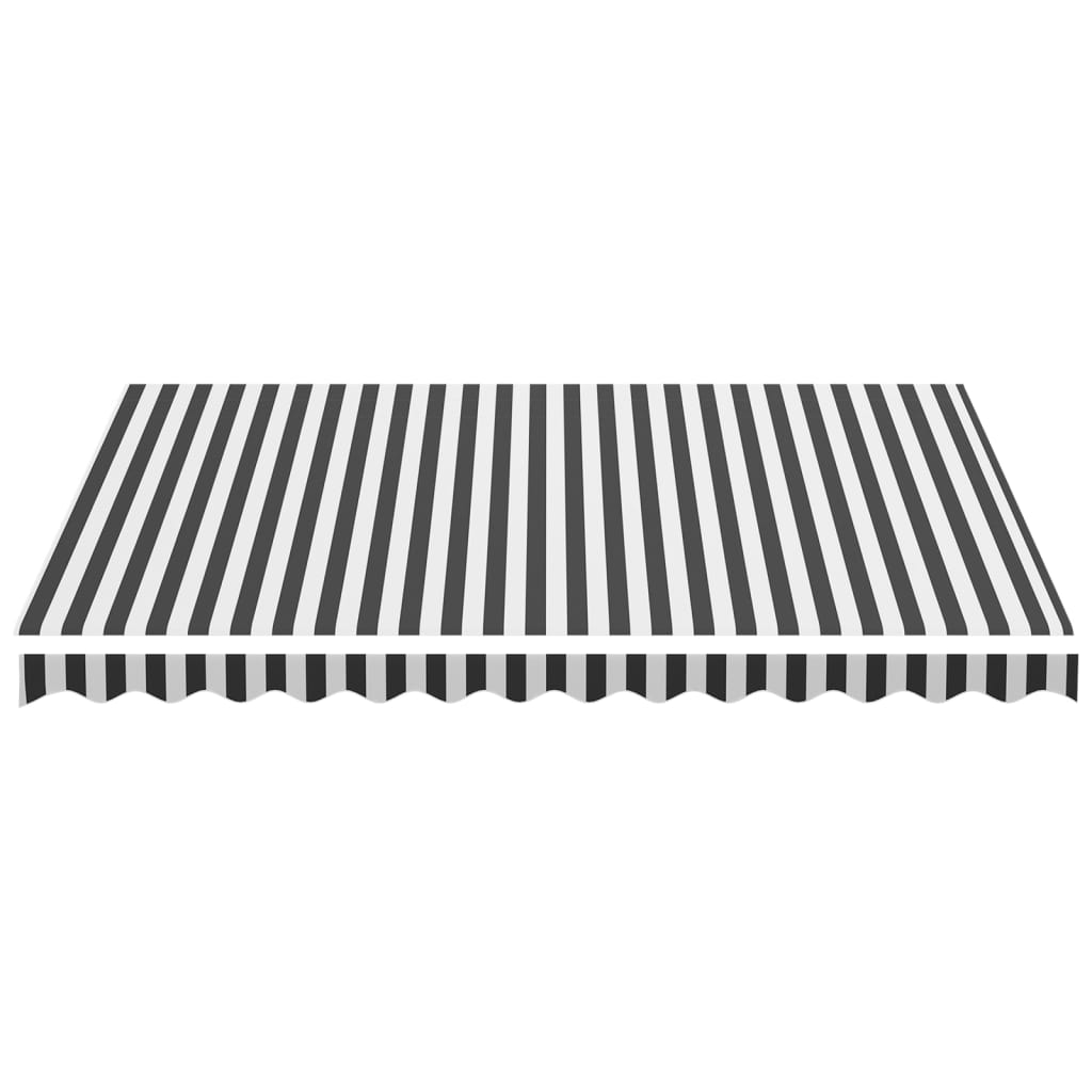 vidaXL Pânză de rezervă copertină, antracit și alb, 3,5x2,5 m vidaXL Pânză de rezervă copertină, antracit și alb, 3,5x2,5 m