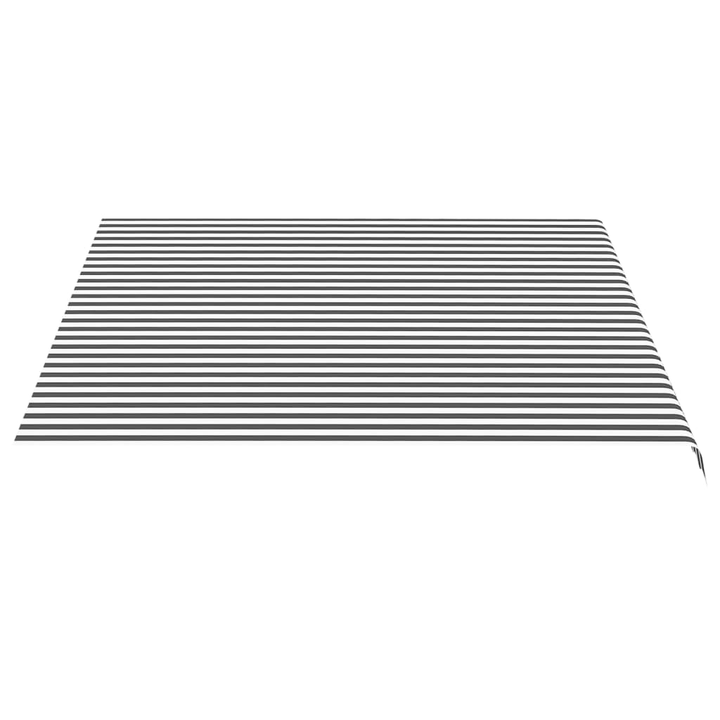 vidaXL Pânză de rezervă copertină, antracit și alb, 4x3,5 m vidaXL Pânză de rezervă copertină, antracit și alb, 4x3,5 m