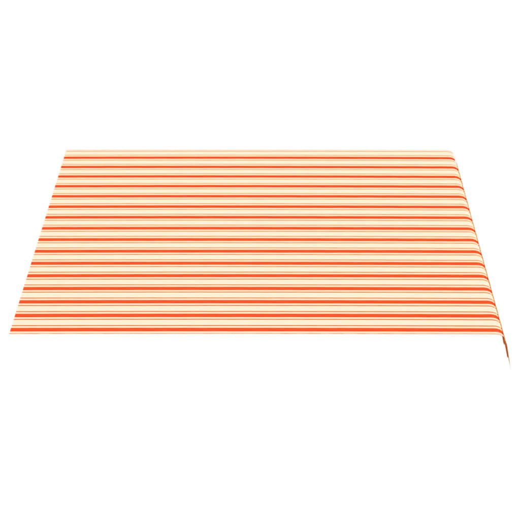 vidaXL Pânză de rezervă copertină, galben și portocaliu, 3x2,5 m
