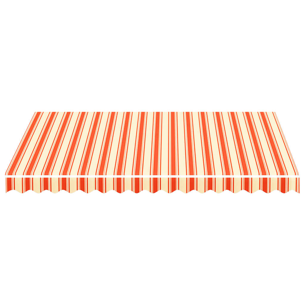 vidaXL Pânză de rezervă copertină, galben și portocaliu, 3x2,5 m