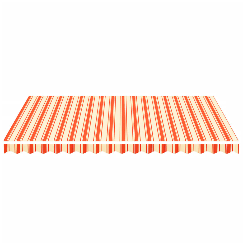 vidaXL Pânză de rezervă copertină, galben și portocaliu, 4x3 m