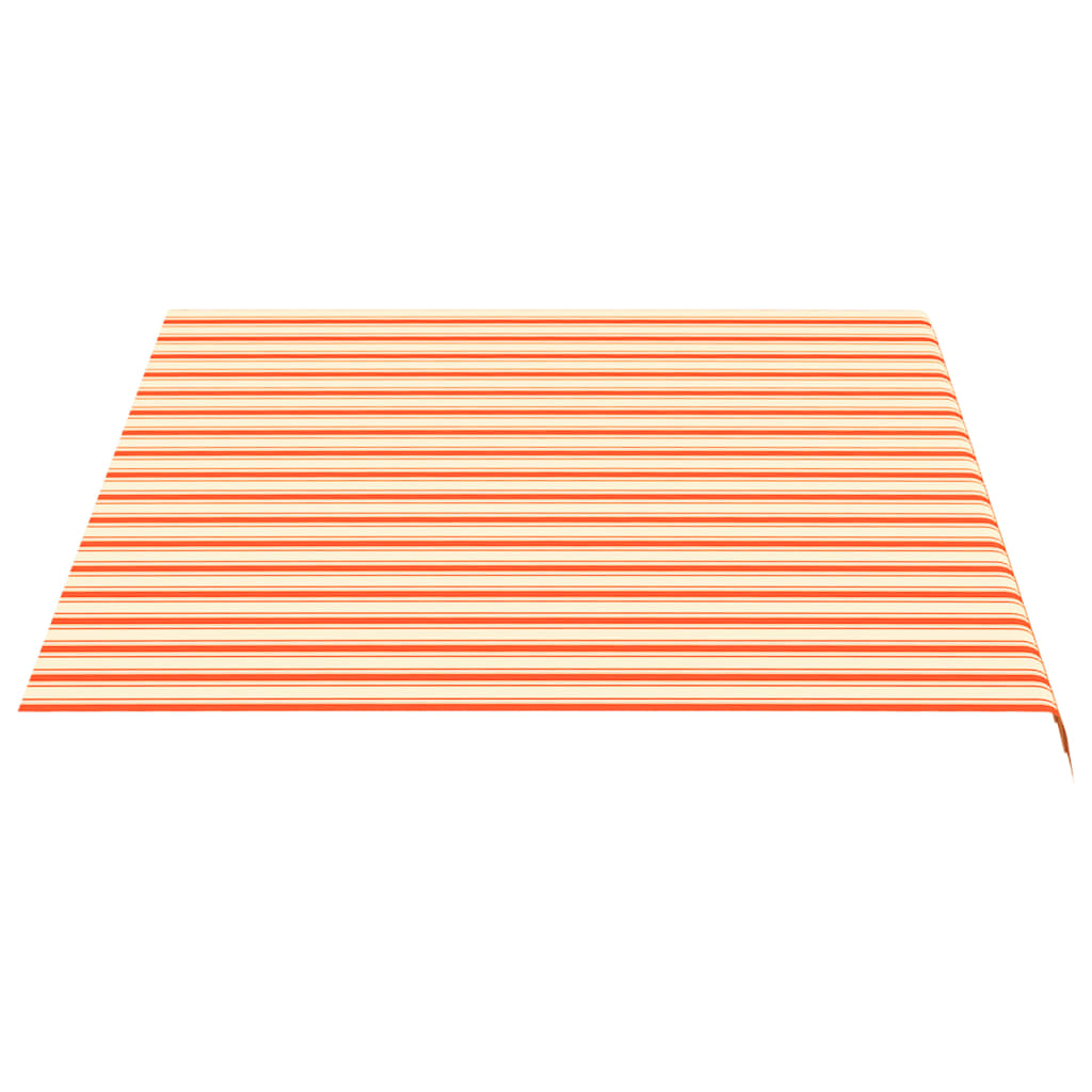 vidaXL Pânză de rezervă copertină, galben și portocaliu, 4x3 m