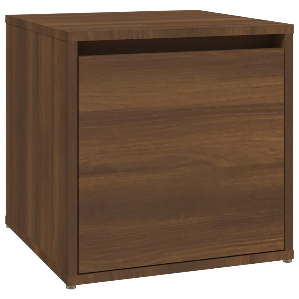 vidaXL Set de mobilier pentru hol, stejar maro, lemn prelucrat