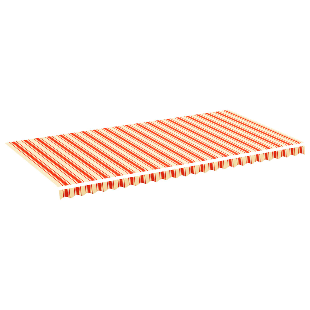 vidaXL Pânză de rezervă copertină, galben și portocaliu, 6x3 m vidaXL Pânză de rezervă copertină, galben și portocaliu, 6x3 m