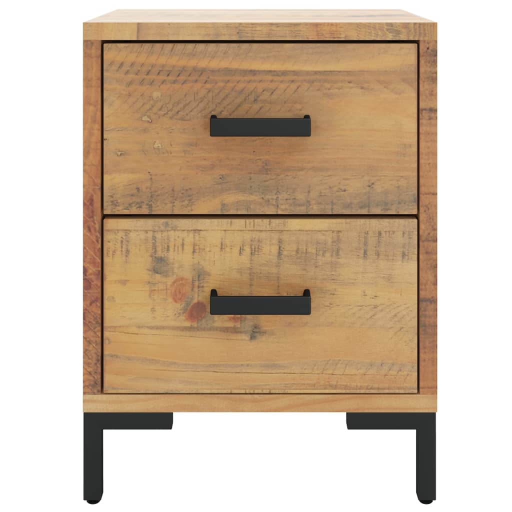 vidaXL Noptiere, 2 buc., 36x30x45 cm, lemn masiv de pin