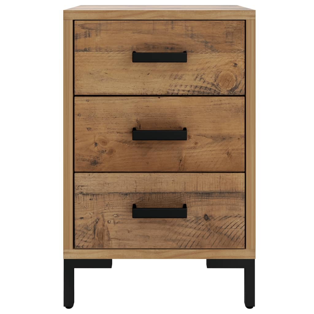 vidaXL Noptiere, 2 buc., 40x30x55 cm, lemn masiv de pin