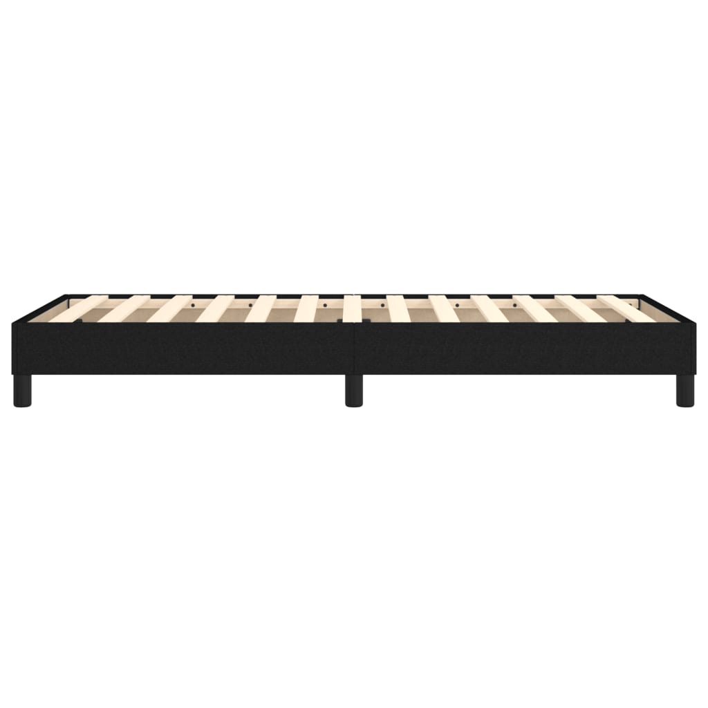 vidaXL Cadru de pat fără saltea țesătură neagră 80x200 cm vidaXL Cadru de pat fără saltea țesătură neagră 80x200 cm