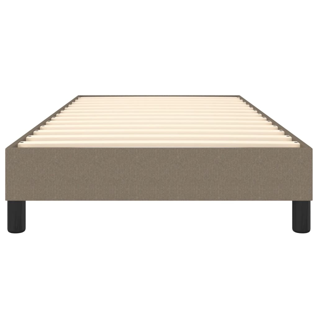 vidaXL Cadru de pat fără saltea Taupe 80x200 cm țesătură