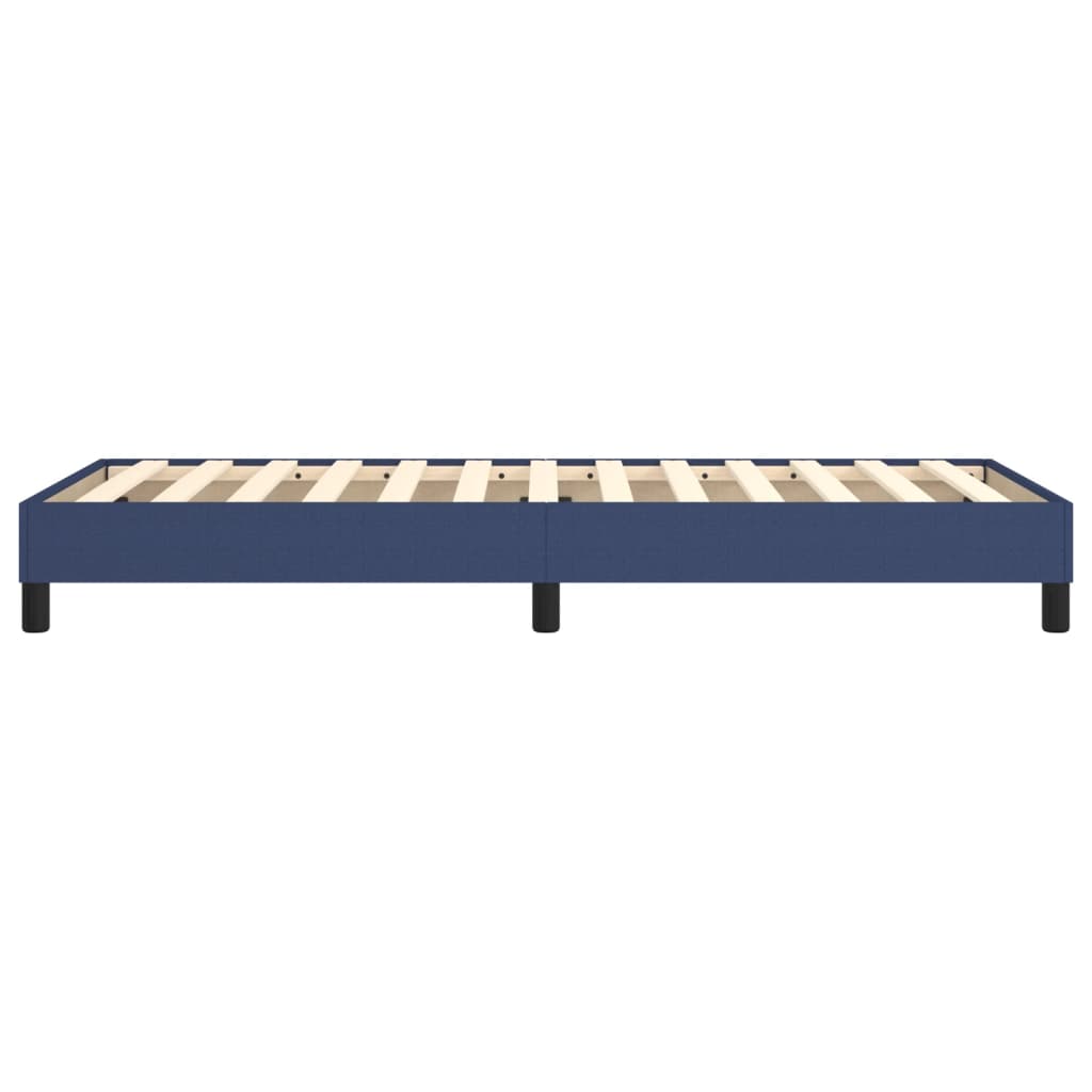 vidaXL Cadru de pat fără saltea țesătură albastră 80x200 cm