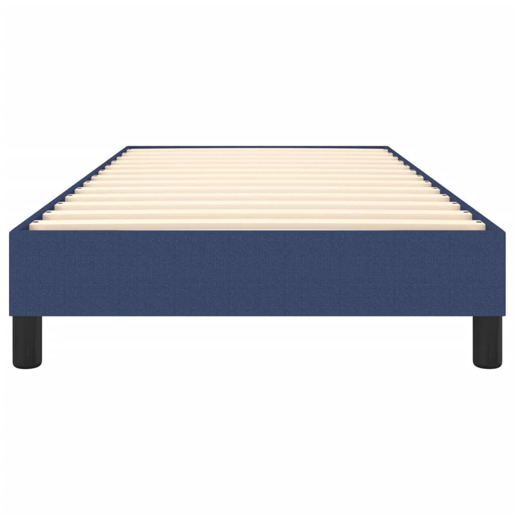 vidaXL Cadru de pat fără saltea țesătură albastră 100x200 cm vidaXL Cadru de pat fără saltea țesătură albastră 100x200 cm