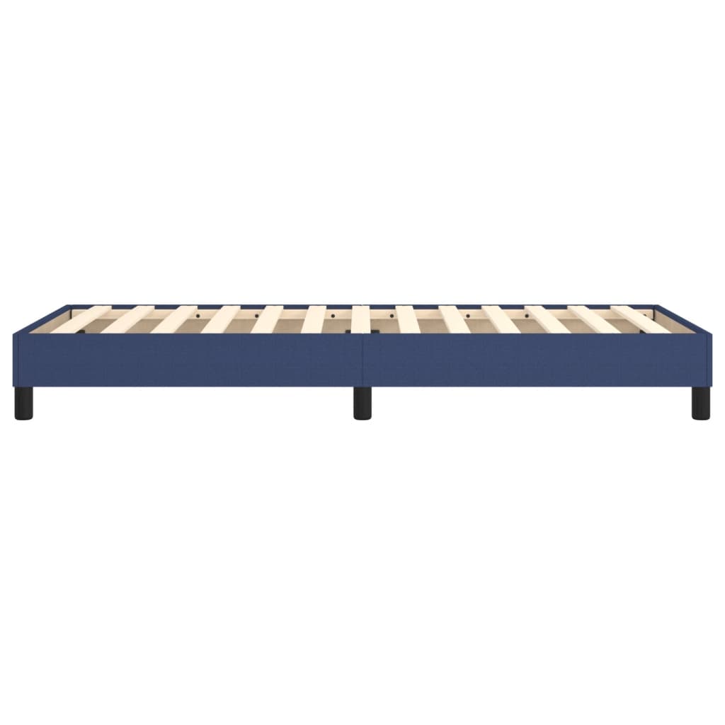 vidaXL Cadru de pat fără saltea țesătură albastră 100x200 cm vidaXL Cadru de pat fără saltea țesătură albastră 100x200 cm