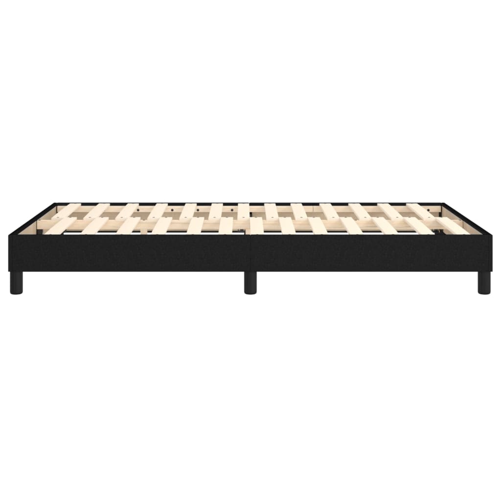 vidaXL Cadru de pat fără saltea, negru, 120x200 cm, textil