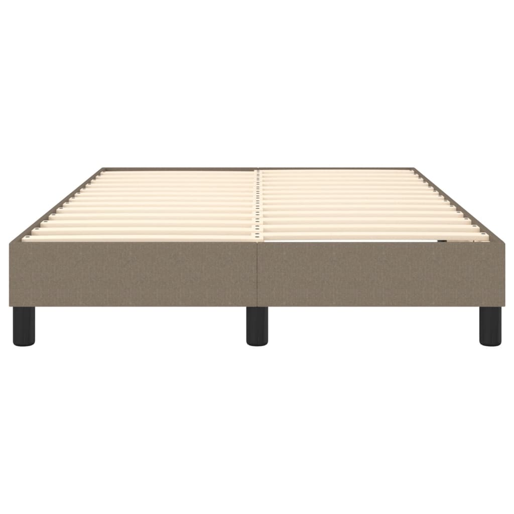vidaXL Cadru de pat fără saltea, gri taupe, 120x200 cm, textil vidaXL Cadru de pat fără saltea, gri taupe, 120x200 cm, textil
