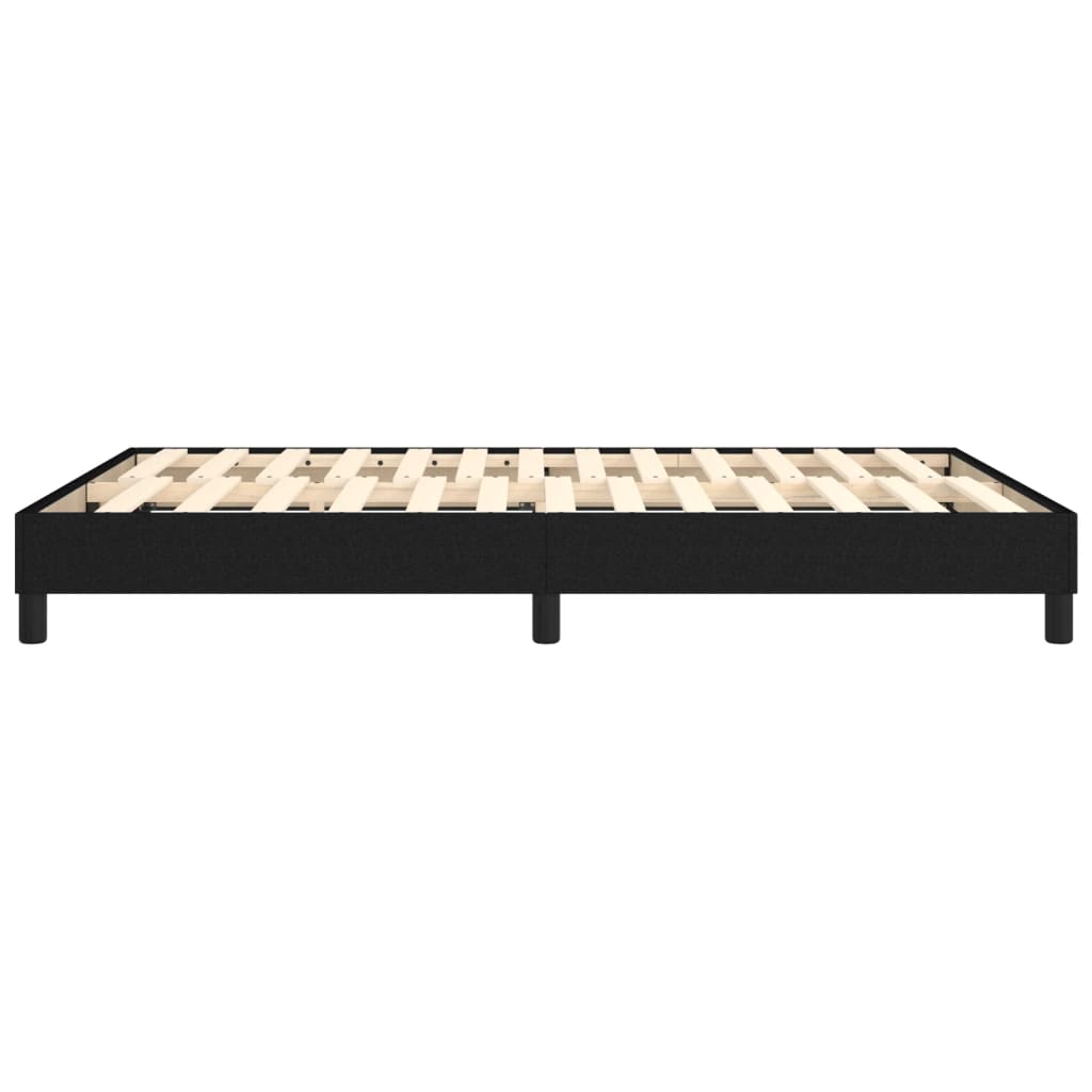 vidaXL Cadru de pat fără saltea, negru, 140x200 cm, textil vidaXL Cadru de pat fără saltea, negru, 140x200 cm, textil