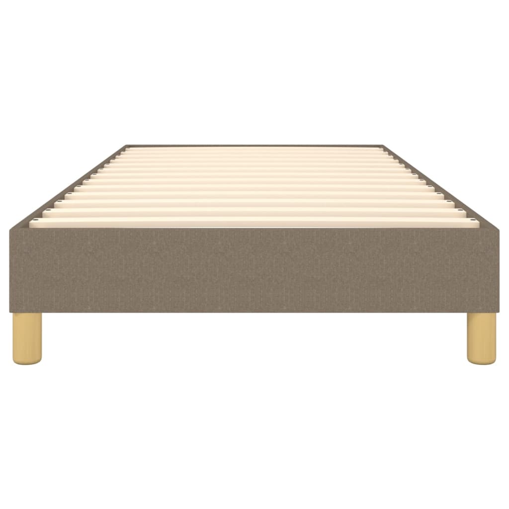 vidaXL Cadru de pat fără saltea Taupe 80x200 cm țesătură