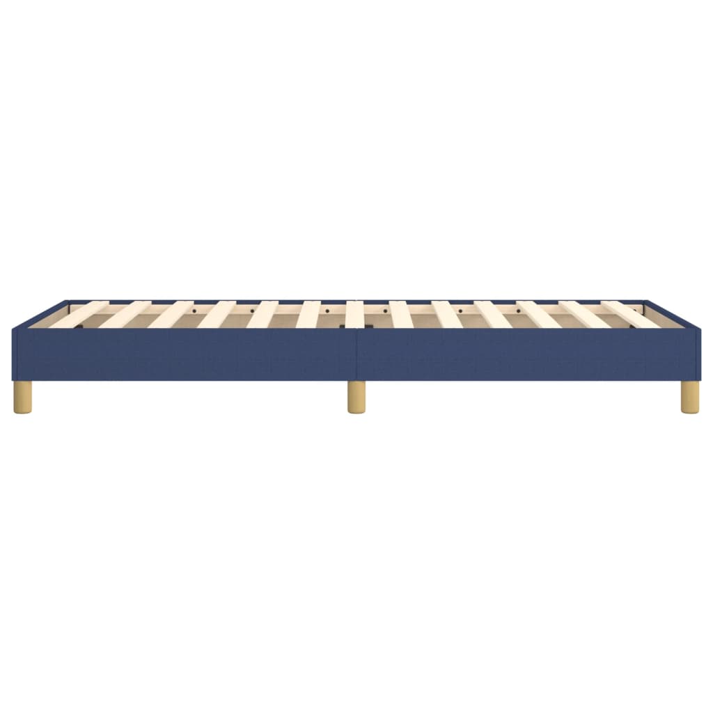 vidaXL Cadru de pat fără saltea țesătură albastră 80x200 cm