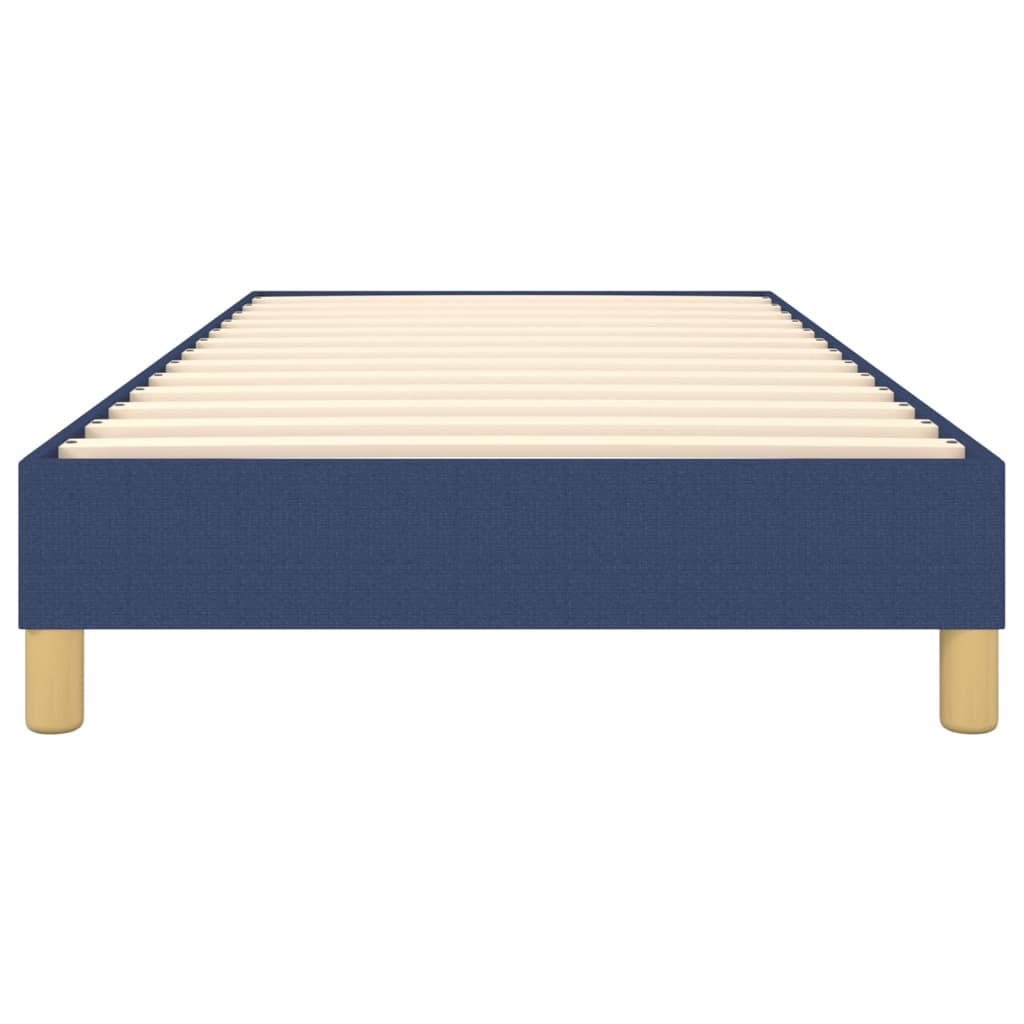 vidaXL Cadru de pat fără saltea țesătură albastră 100x200 cm vidaXL Cadru de pat fără saltea țesătură albastră 100x200 cm