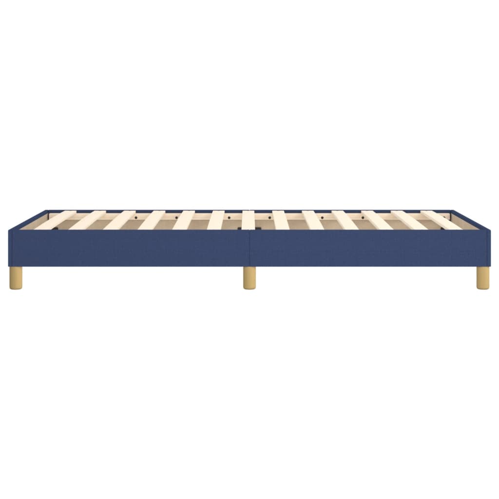 vidaXL Cadru de pat fără saltea țesătură albastră 100x200 cm vidaXL Cadru de pat fără saltea țesătură albastră 100x200 cm
