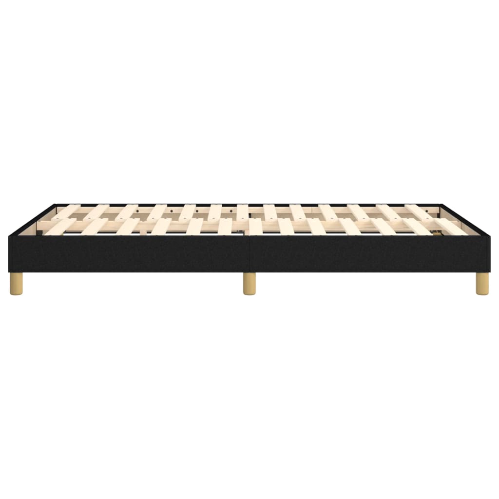vidaXL Cadru de pat fără saltea, negru, 120x200 cm, textil