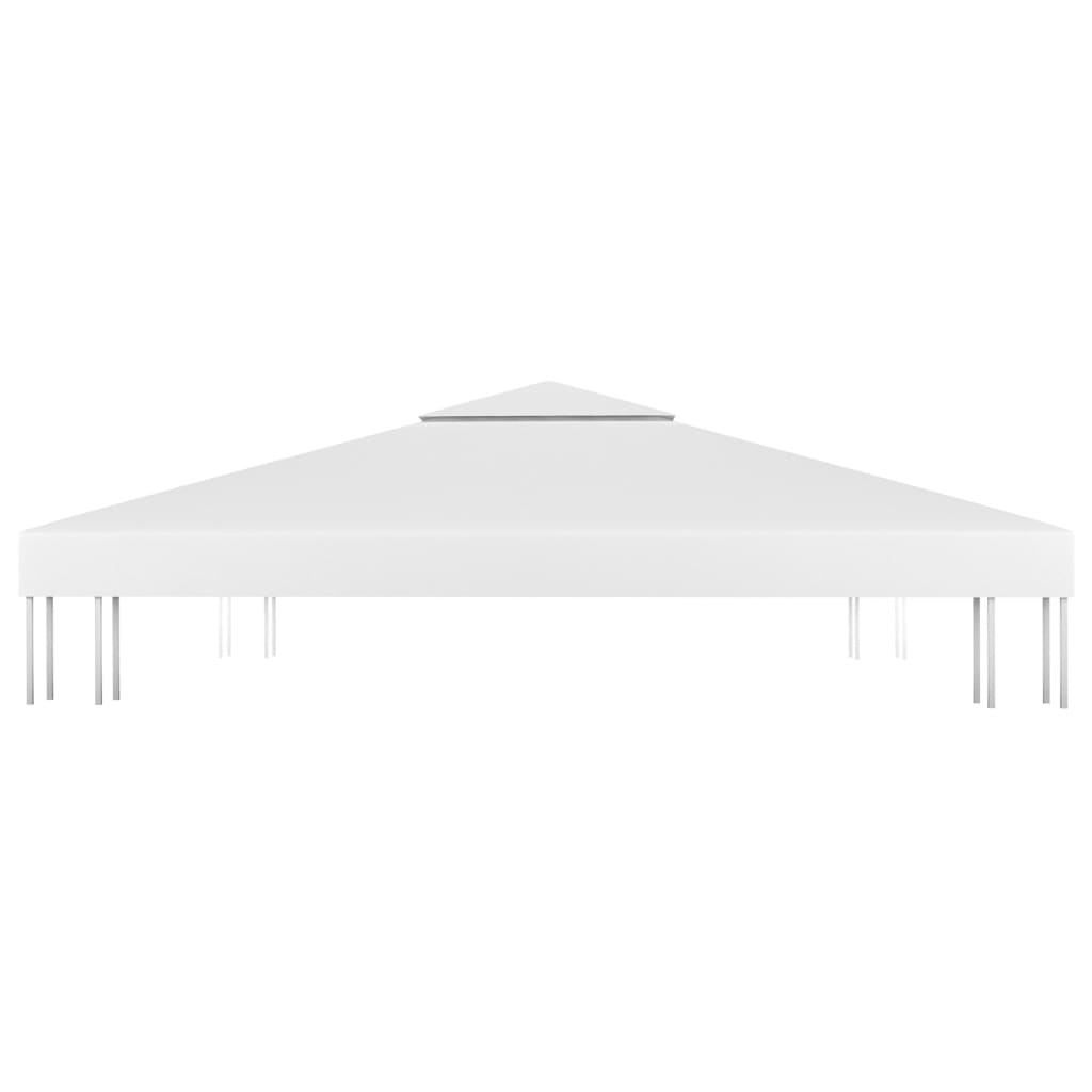 vidaXL Acoperiș de pavilion cu 2 niveluri, alb, 3x3 m, 310 g/m² vidaXL Acoperiș de pavilion cu 2 niveluri, alb, 3x3 m, 310 g/m²
