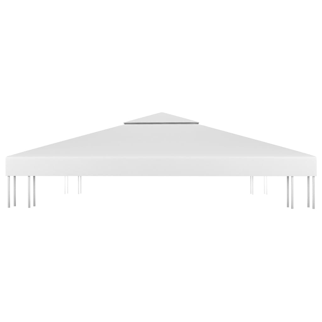 vidaXL Acoperiș de pavilion cu 2 niveluri, alb, 4x3 m, 310 g/m² vidaXL Acoperiș de pavilion cu 2 niveluri, alb, 4x3 m, 310 g/m²