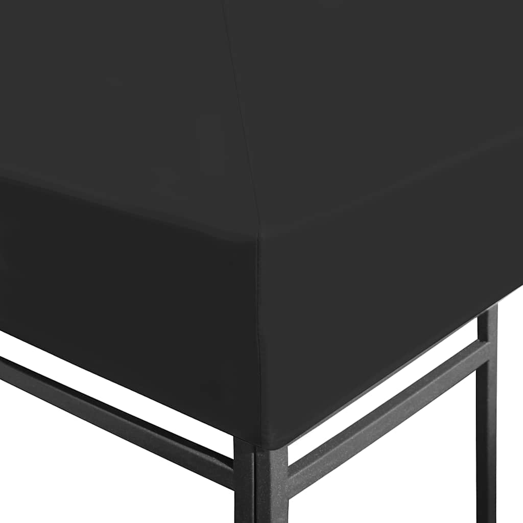 vidaXL Acoperiș de pavilion, negru, 3 x 3 m, 270 g/m² vidaXL Acoperiș de pavilion, negru, 3 x 3 m, 270 g/m²