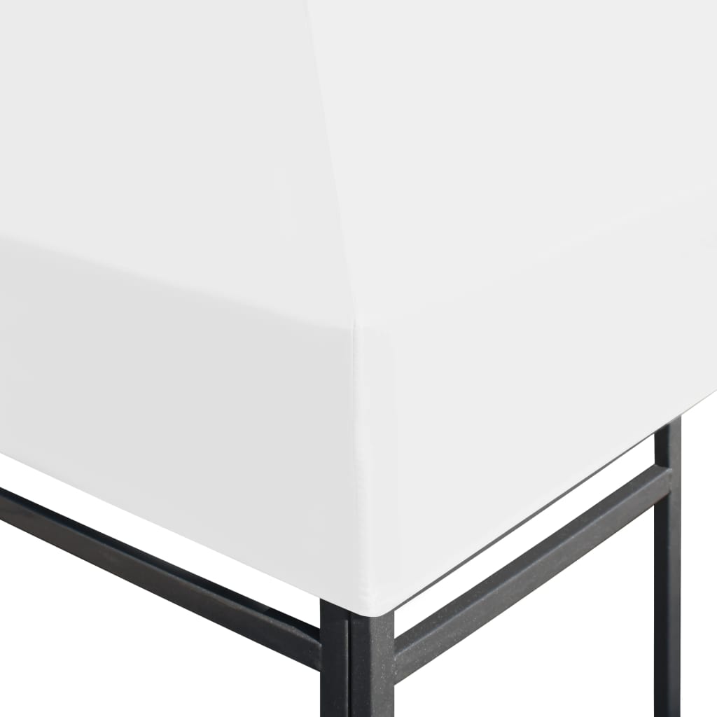 vidaXL Acoperiș de pavilion, alb, 3 x 3 m, 270 g/m² vidaXL Acoperiș de pavilion, alb, 3 x 3 m, 270 g/m²
