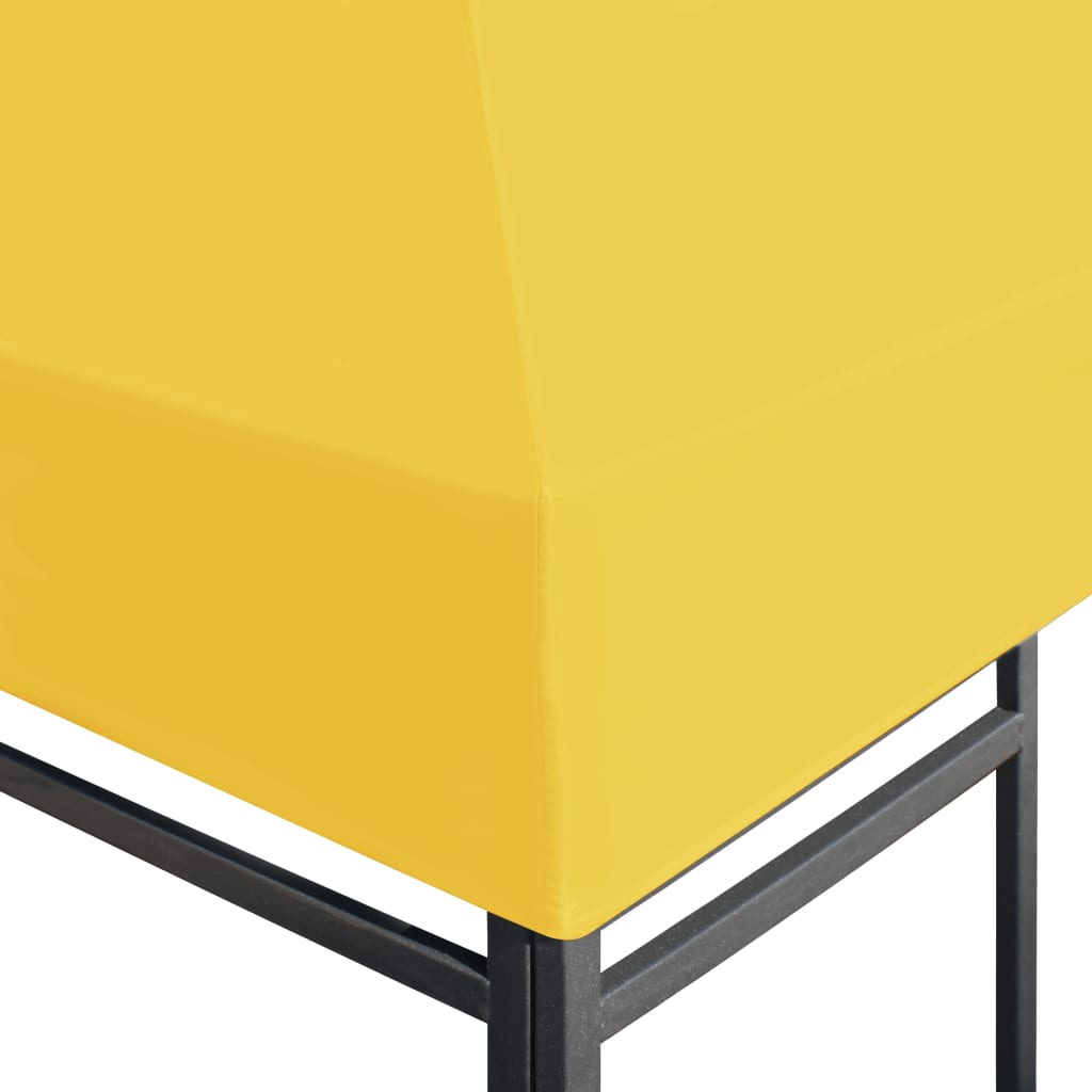 vidaXL Acoperiș de pavilion, 270 g/m², galben, 4 x 3 m vidaXL Acoperiș de pavilion, 270 g/m², galben, 4 x 3 m