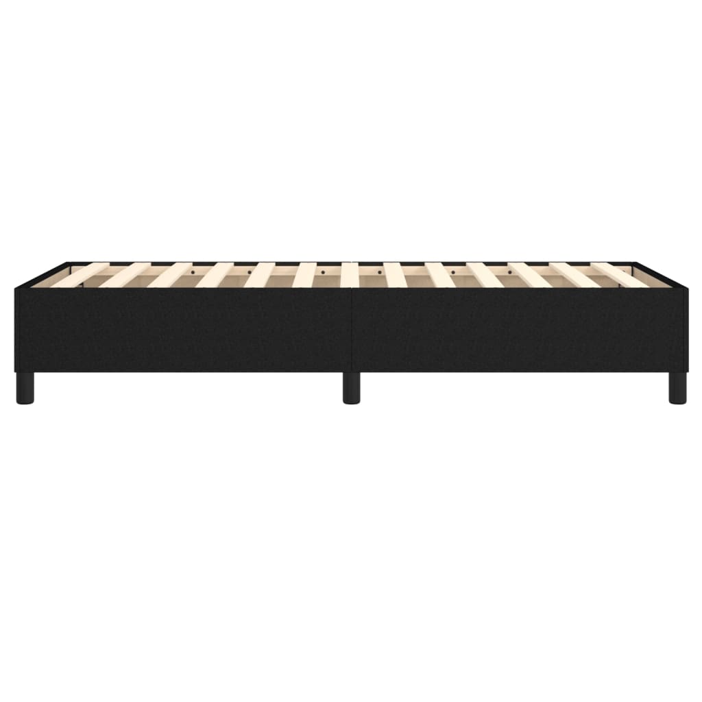 vidaXL Cadru de pat fără saltea, negru, 100x200 cm, textil