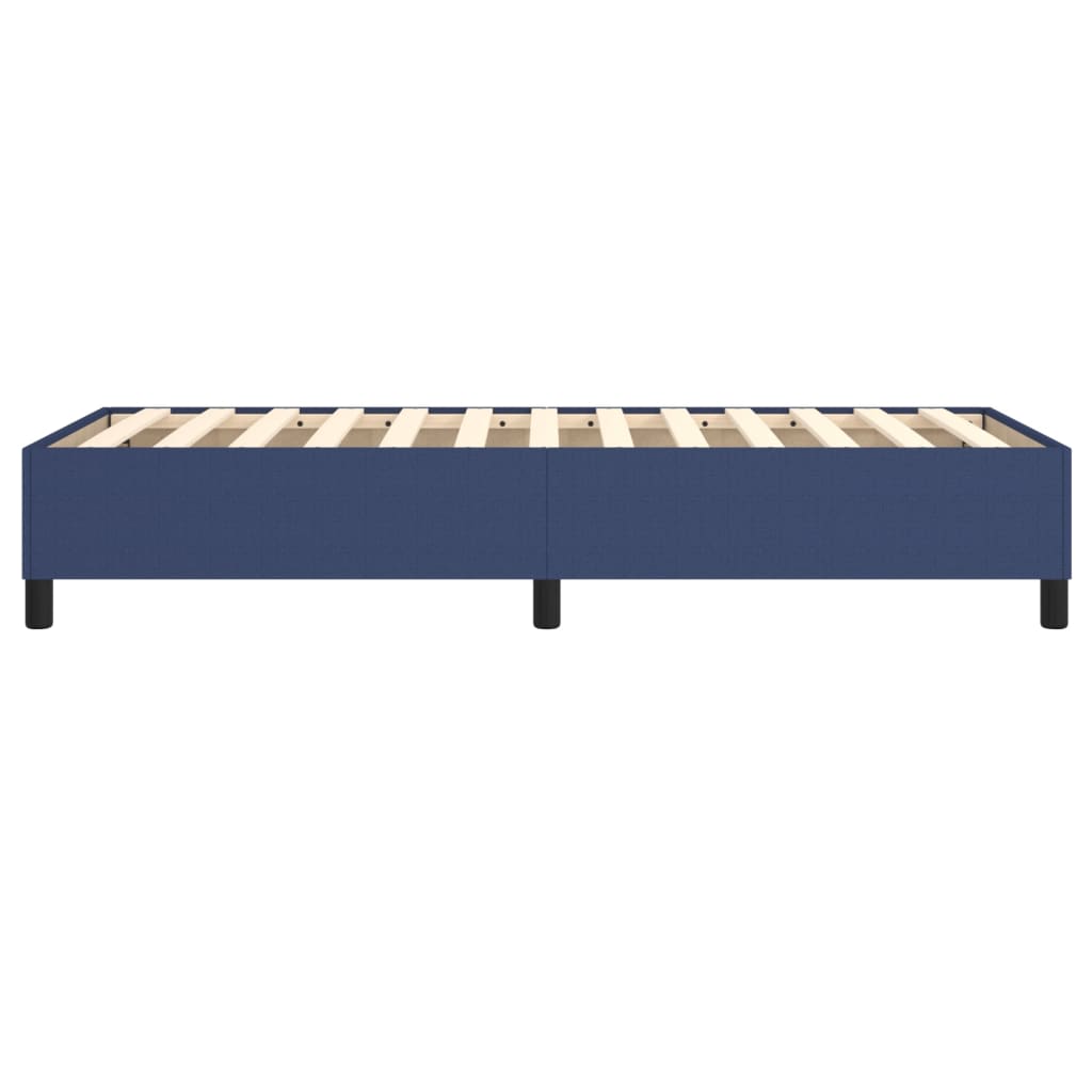 vidaXL Cadru de pat fără saltea țesătură albastră 100x200 cm