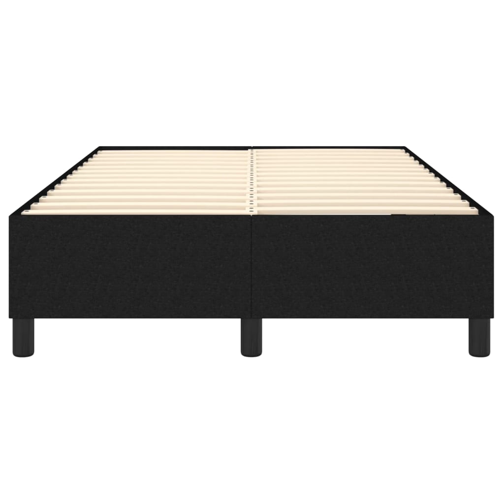 vidaXL Cadru de pat fără saltea, negru, 120x200 cm, textil