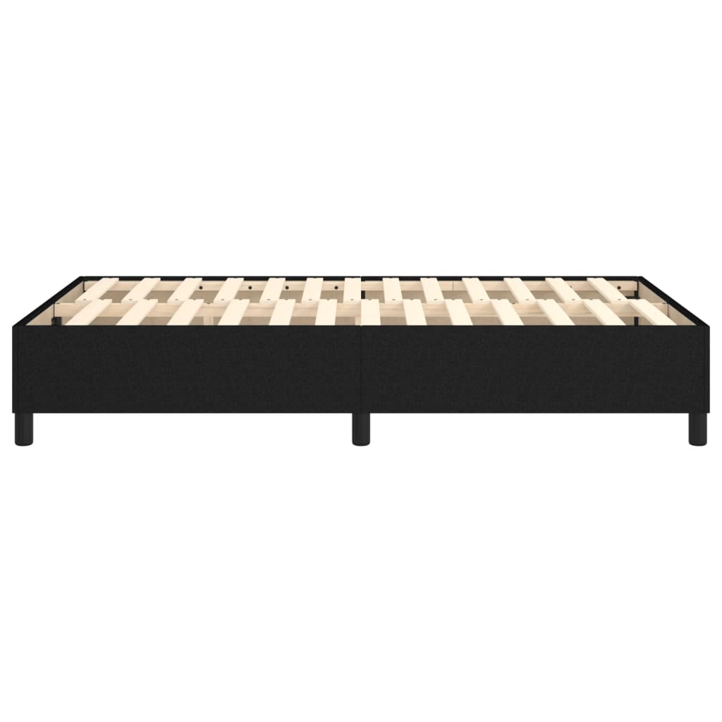 vidaXL Cadru de pat fără saltea, negru, 120x200 cm, textil