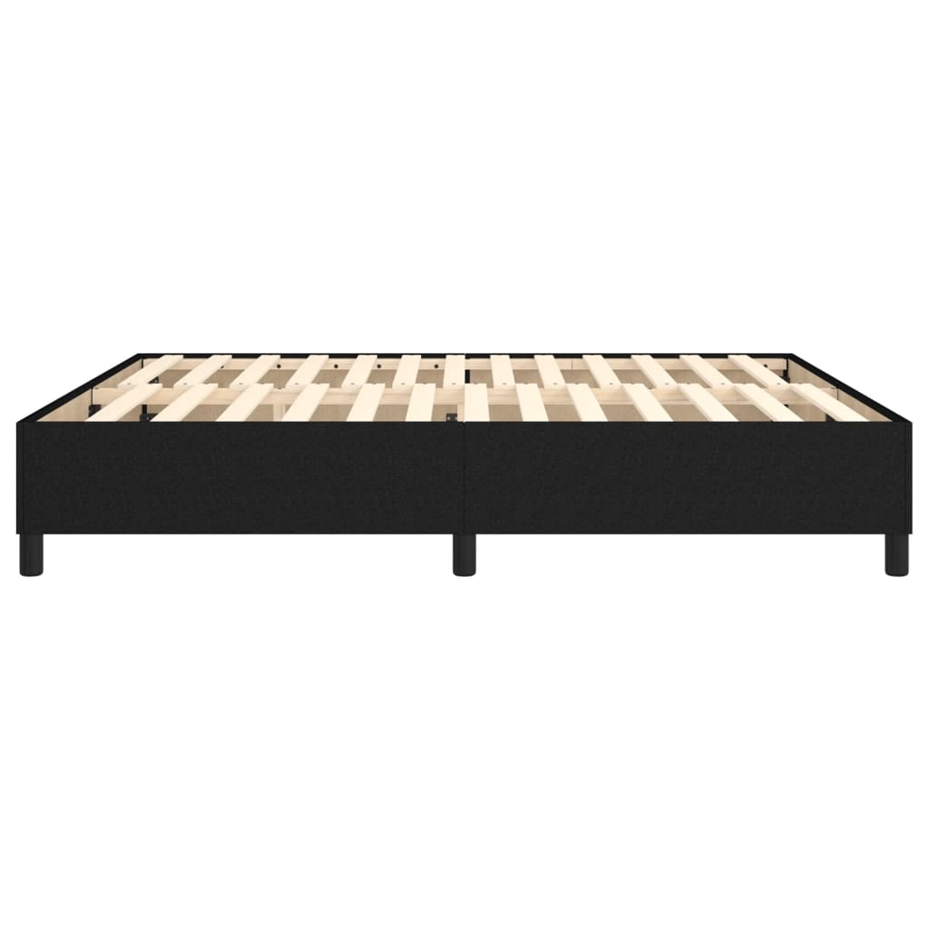 vidaXL Cadru de pat fără saltea, negru, 180x200 cm, textil vidaXL Cadru de pat fără saltea, negru, 180x200 cm, textil