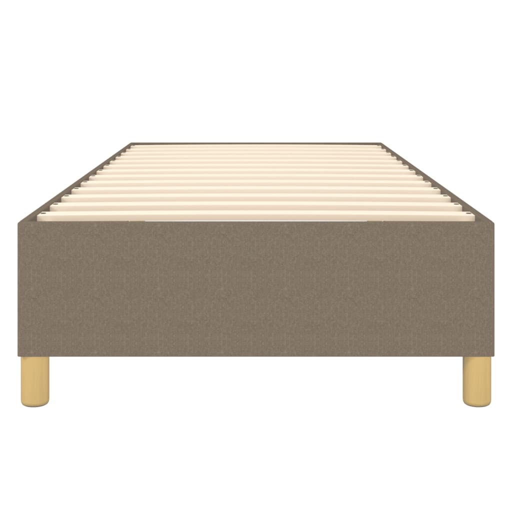 vidaXL Cadru de pat fără saltea Taupe 80x200 cm țesătură