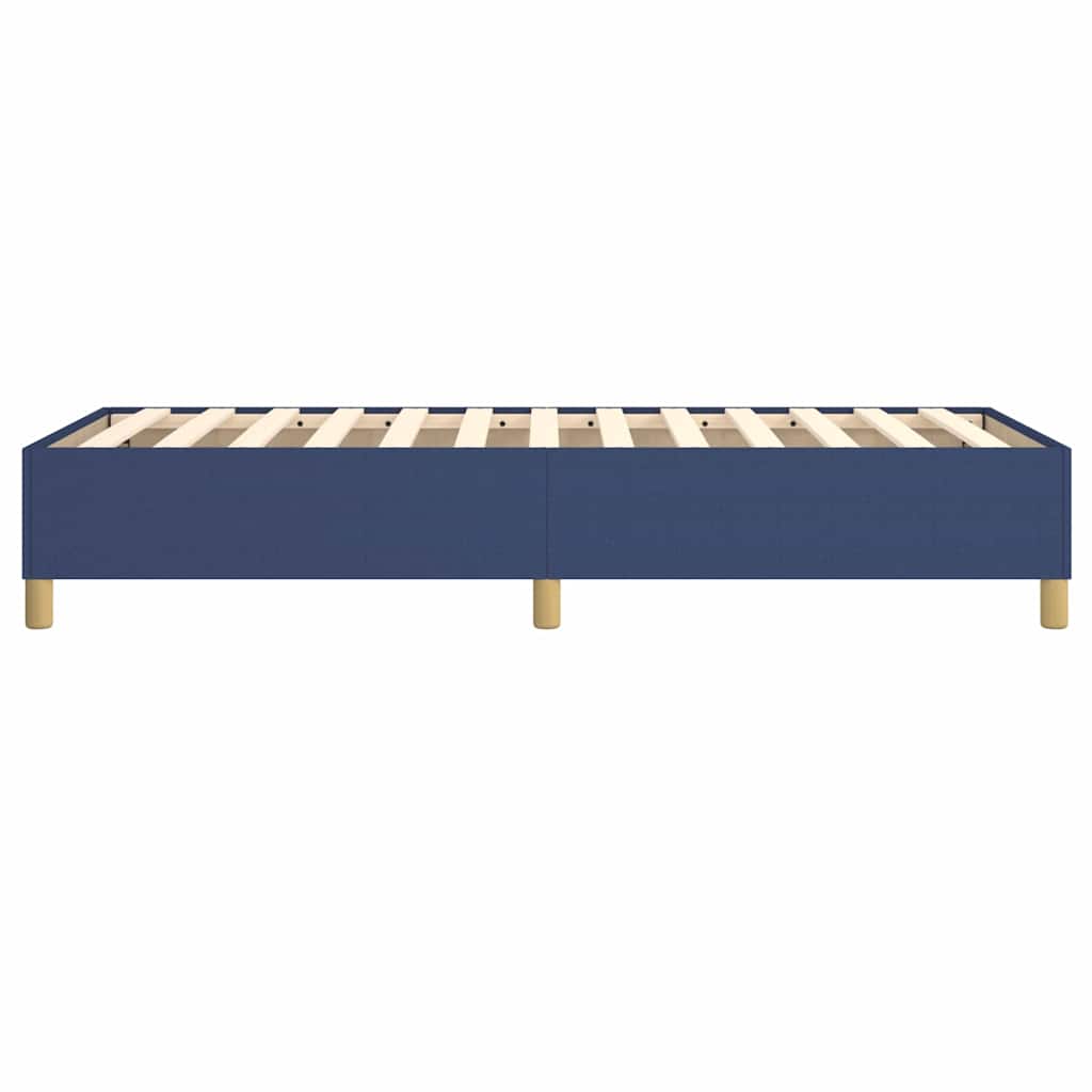 vidaXL Cadru de pat fără saltea țesătură albastră 100x200 cm