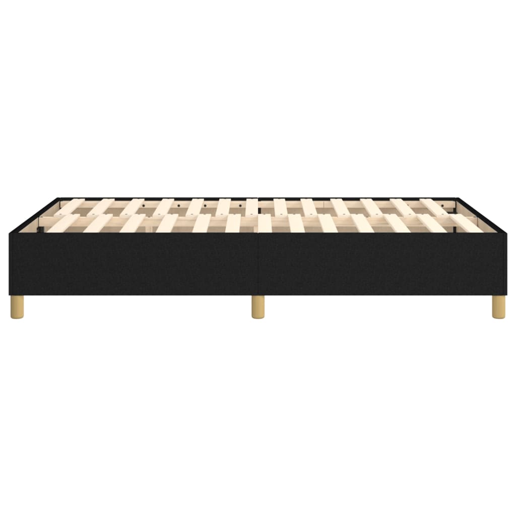 vidaXL Cadru de pat fără saltea, negru, 120x200 cm, textil